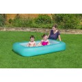 Dětský nafukovací bazén 2+ BESTWAY obdélníkový 165x104x25cm + nafukovací dno