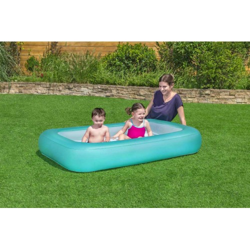 Dětský nafukovací bazén 2+ BESTWAY obdélníkový 165x104x25cm + nafukovací dno