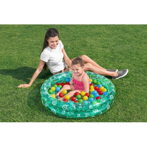 Zelený bazén 91x20cm + míčky BESTWAY