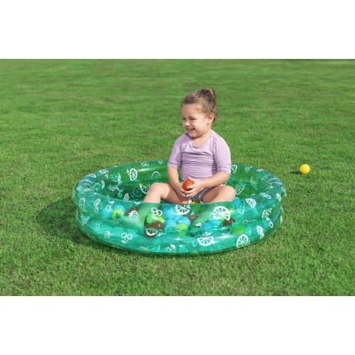 Zelený bazén 91x20cm + míčky BESTWAY