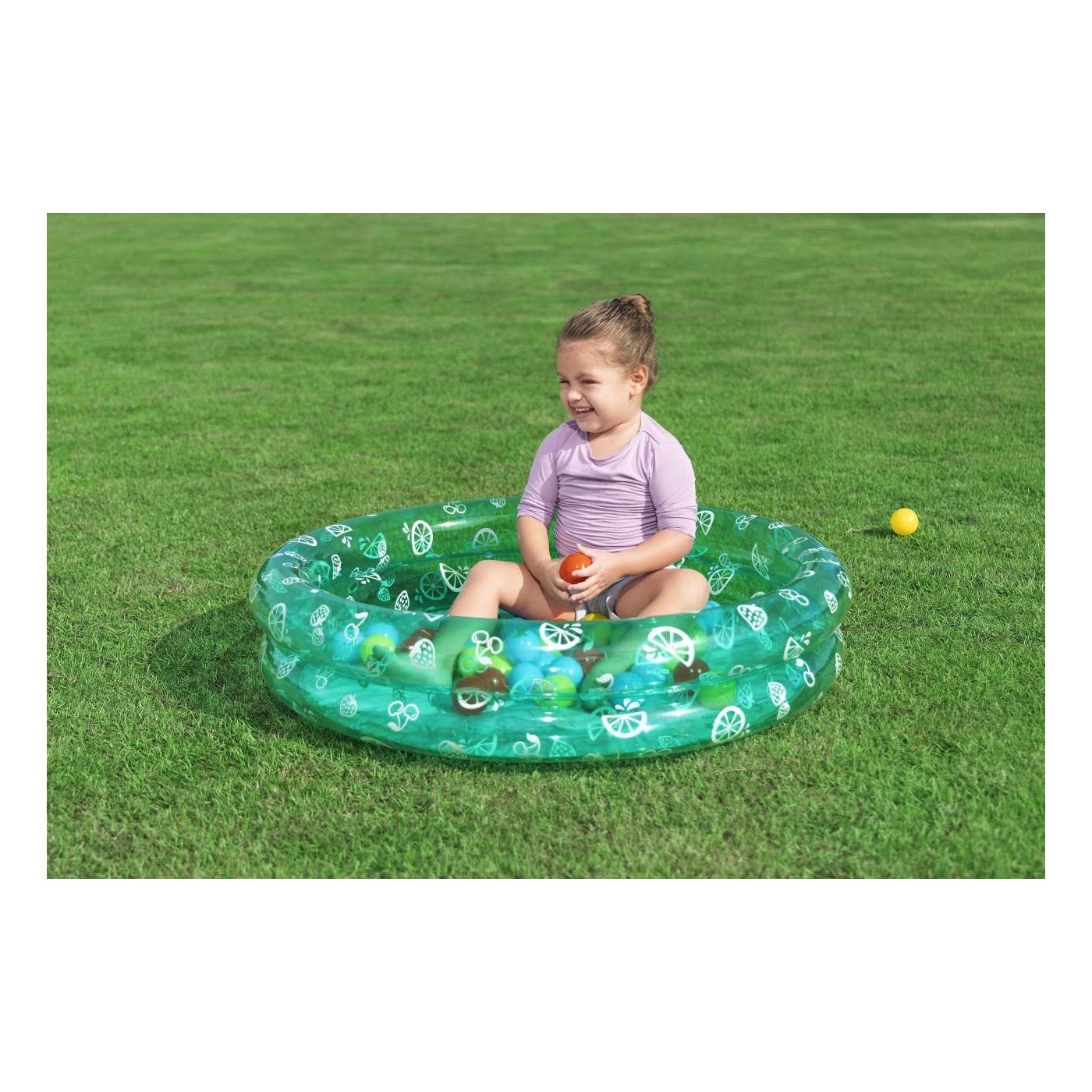 Zelený bazén 91x20cm + míčky BESTWAY