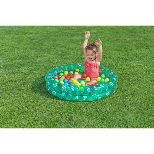 Zelený bazén 91x20cm + míčky BESTWAY