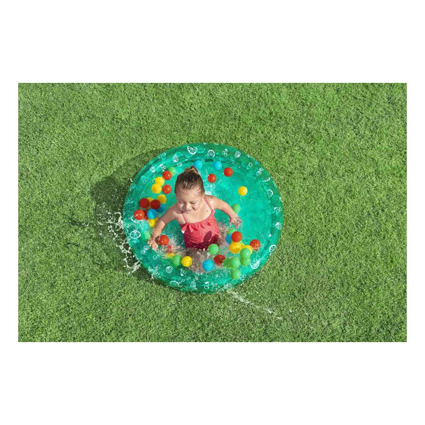 Zelený bazén 91x20cm + míčky BESTWAY
