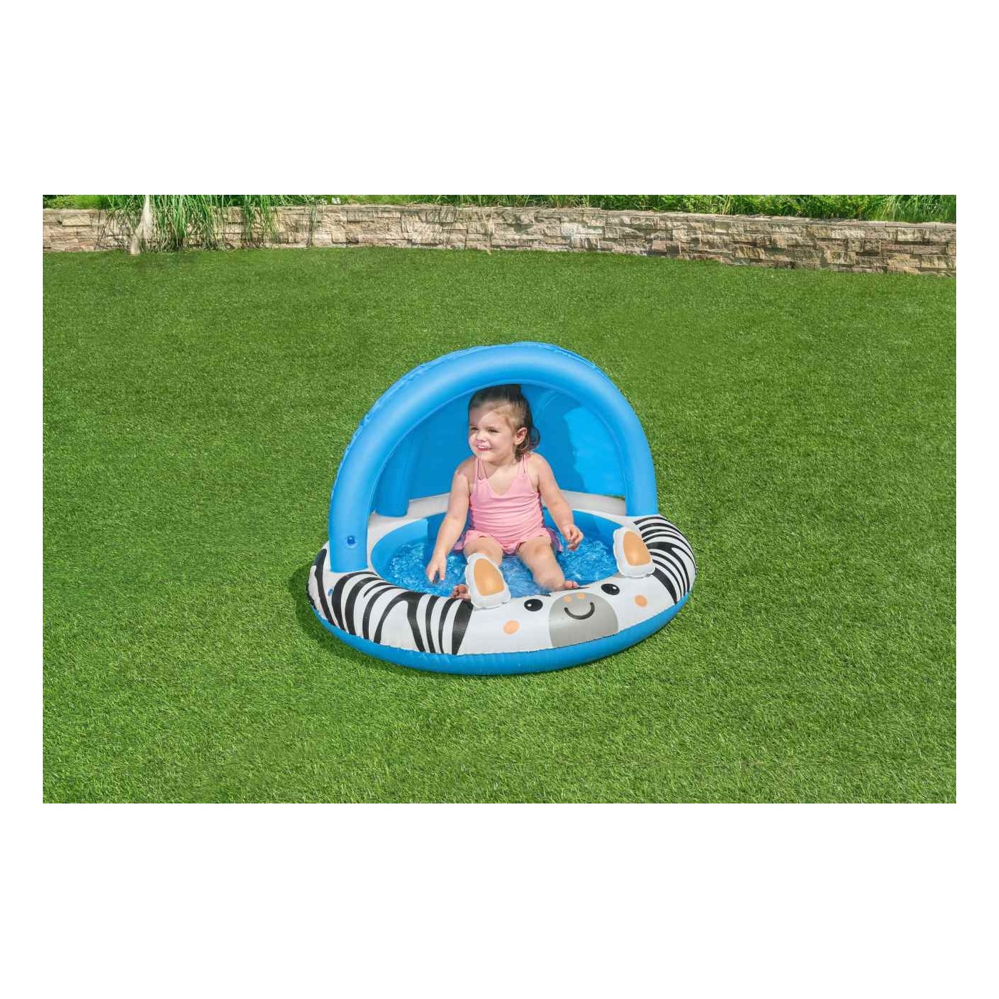 Bazén se zastřešením 91cm Zebra BESTWAY