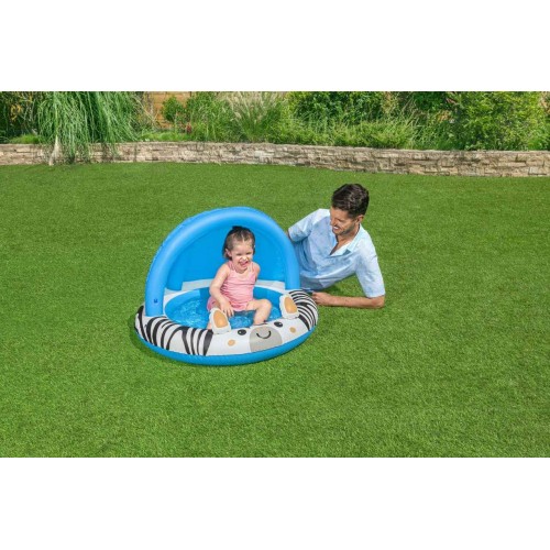 Bazén se zastřešením 91cm Zebra BESTWAY