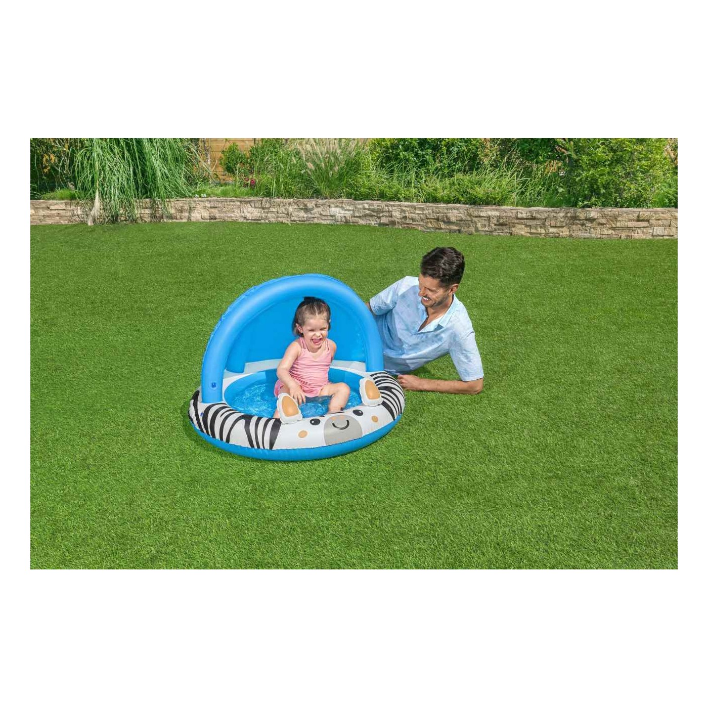 Bazén se zastřešením 91cm Zebra BESTWAY