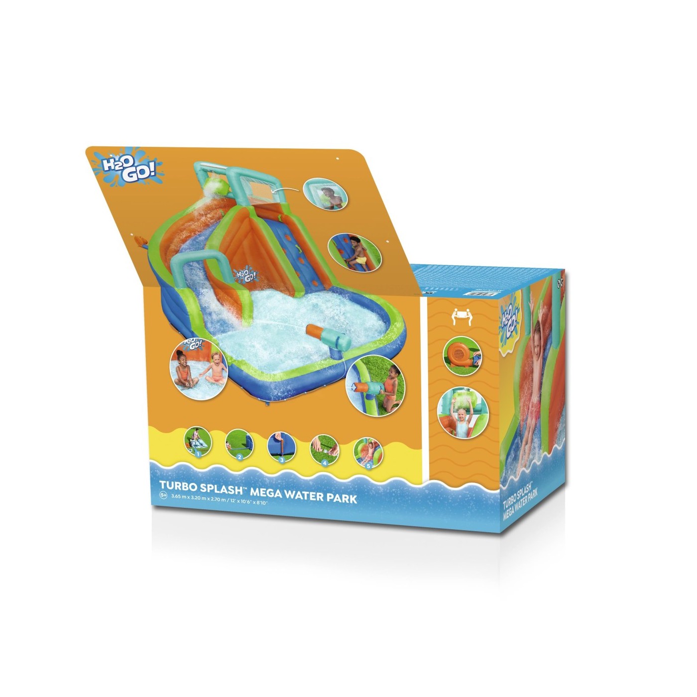 Hřiště Turbo Splash Water Park Mega Water Park BESTWAY