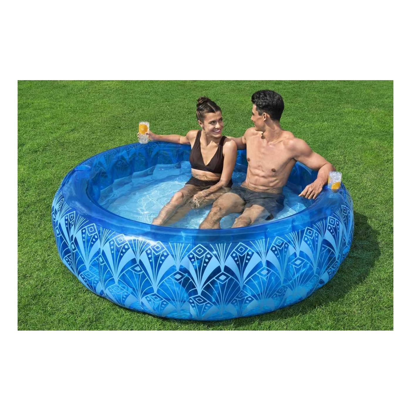 Bazén Boho vzory 168/53 cm BESTWAY