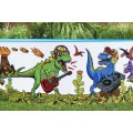 Dinosauři expanzní bazén pro děti 3+ BESTWAY 244x46cm Vinyl + PVC