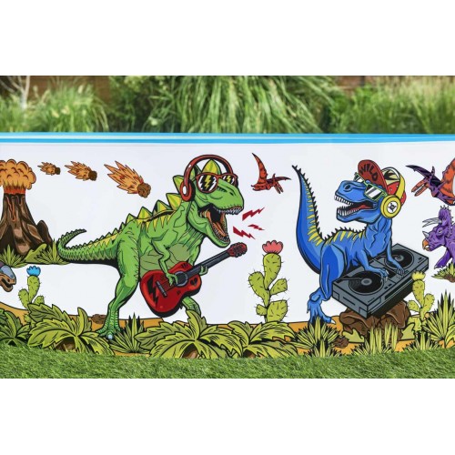 Dinosauři expanzní bazén pro děti 3+ BESTWAY 244x46cm Vinyl + PVC