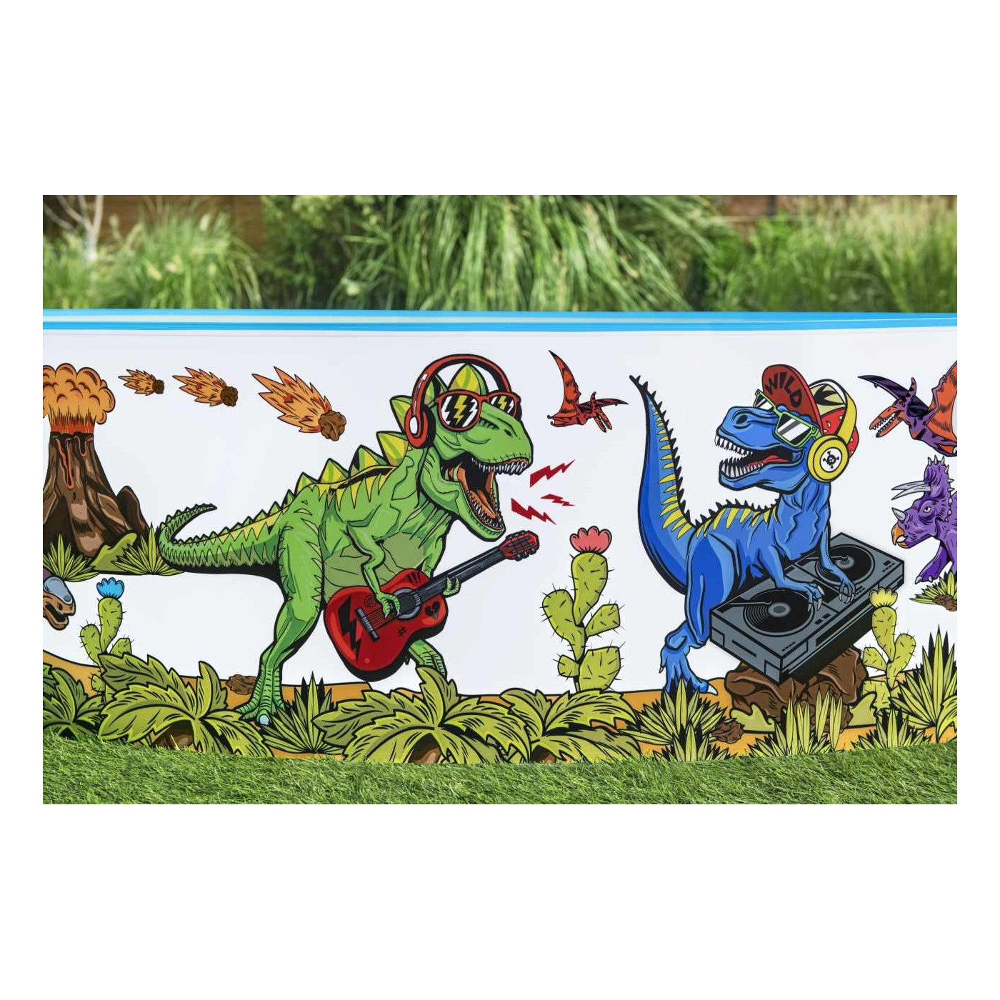 Dinosauři expanzní bazén pro děti 3+ BESTWAY 244x46cm Vinyl + PVC