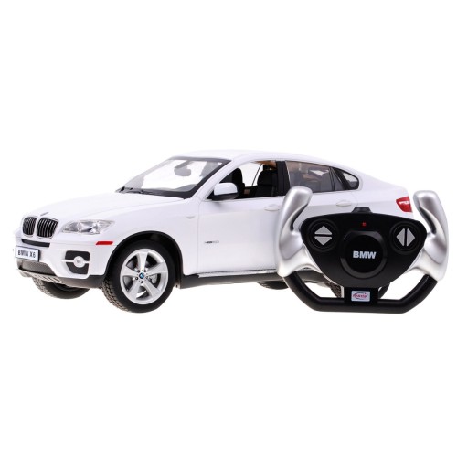 BMW X6 bílý RASTAR model 1:14 Dálkové ovládání Auto SUV + 2,4 GHz dálkové ovládání