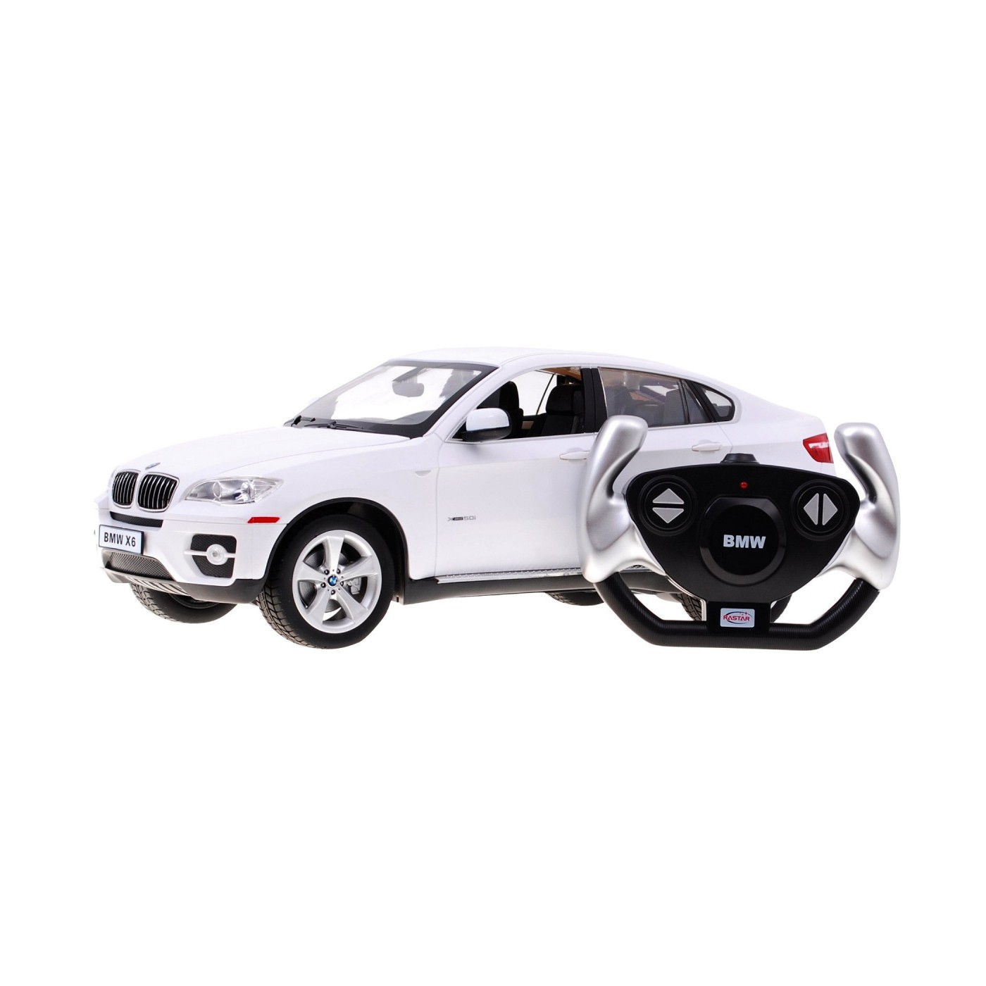 BMW X6 bílý RASTAR model 1:14 Dálkové ovládání Auto SUV + 2,4 GHz dálkové ovládání