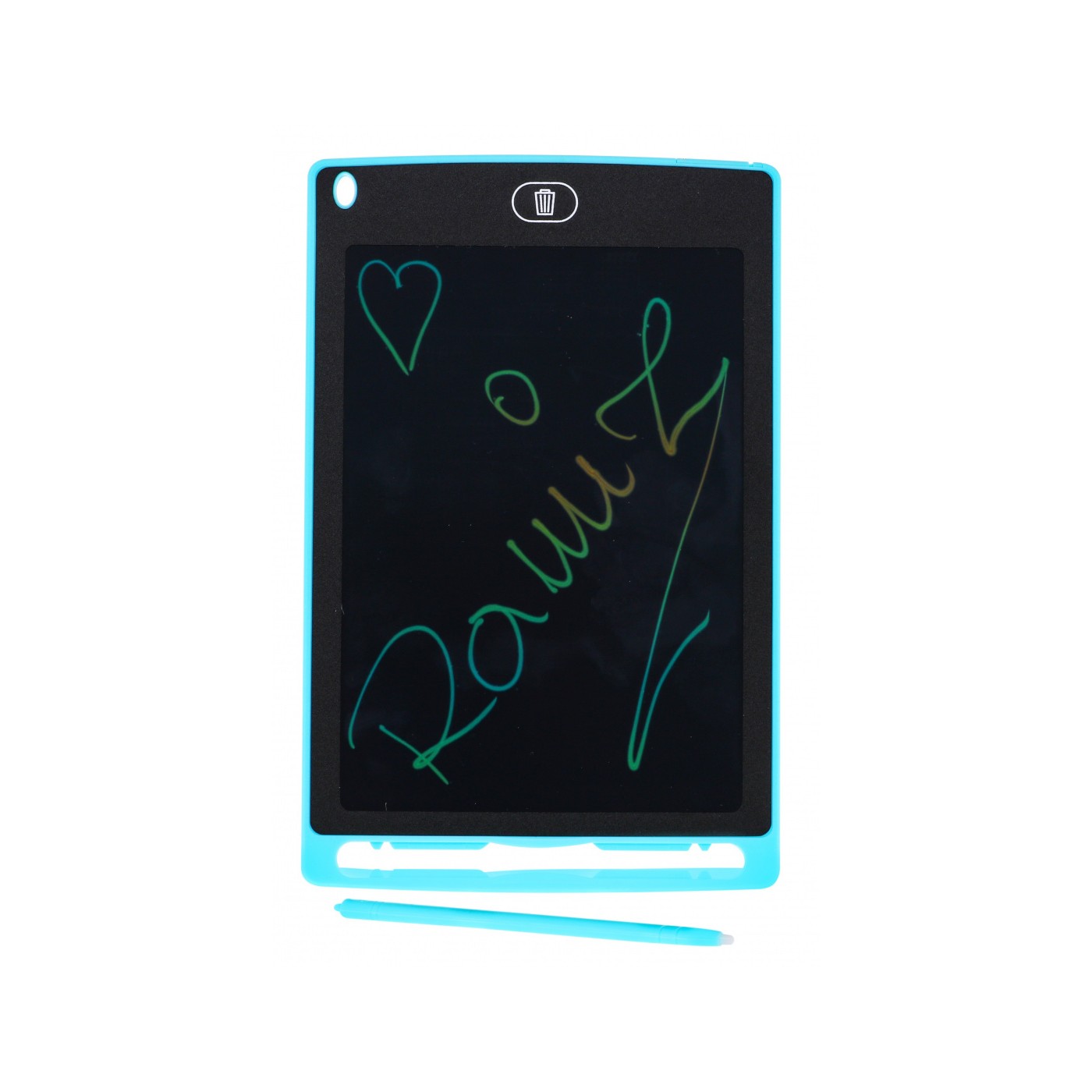 Interaktivní kreslící tablet pro děti 3+ Modrá 8,5" + Stylus + Barevné kresby