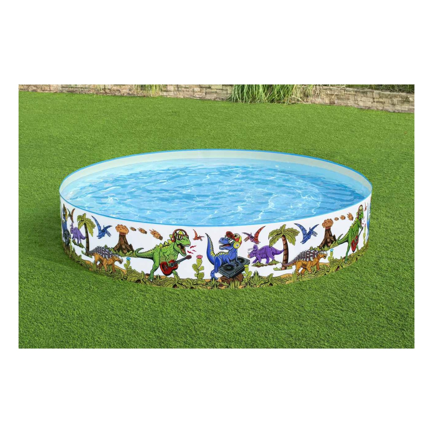 Dinosauři expanzní bazén pro děti 3+ BESTWAY 244x46cm Vinyl + PVC