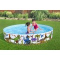 Dinosauři expanzní bazén pro děti 3+ BESTWAY 244x46cm Vinyl + PVC