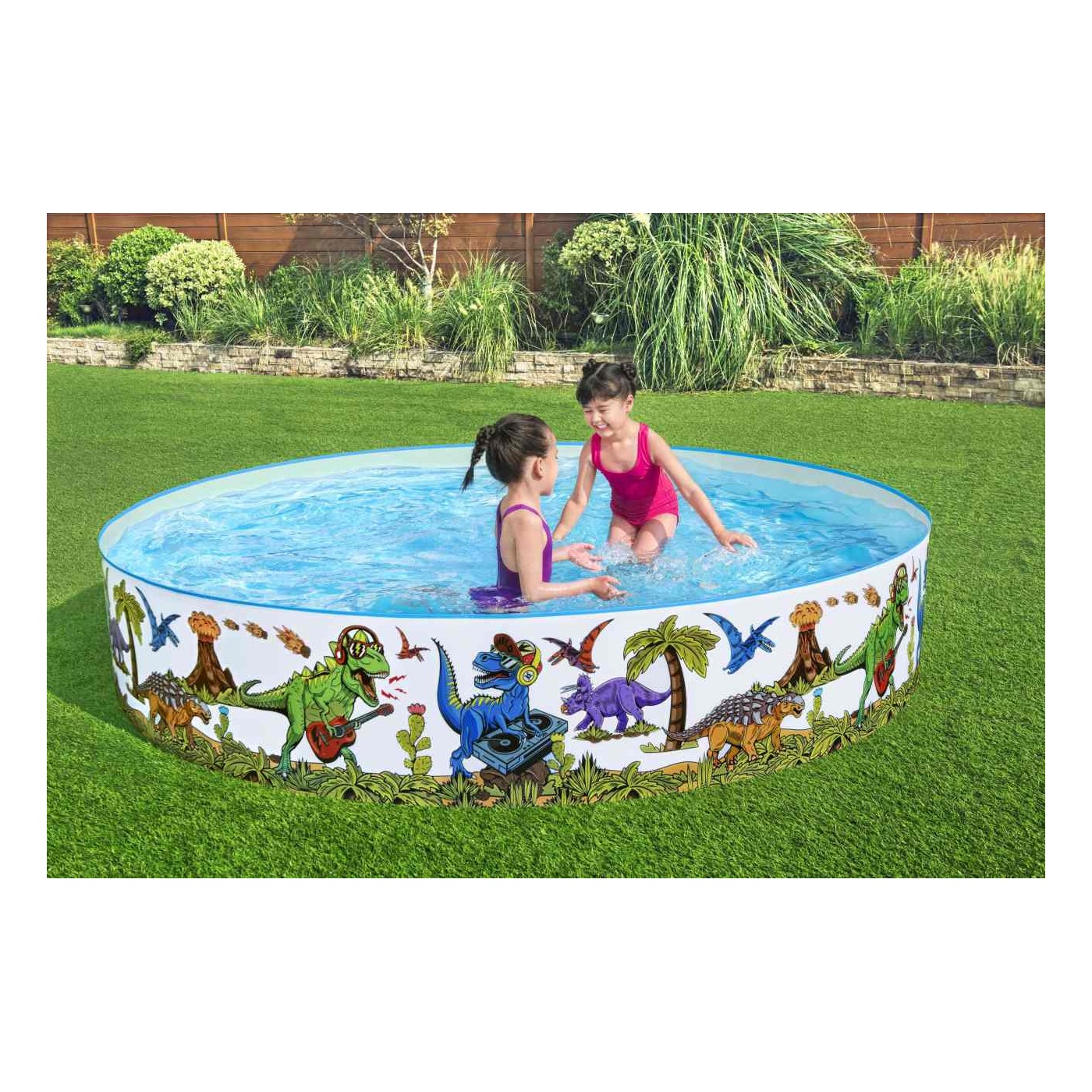 Dinosauři expanzní bazén pro děti 3+ BESTWAY 244x46cm Vinyl + PVC