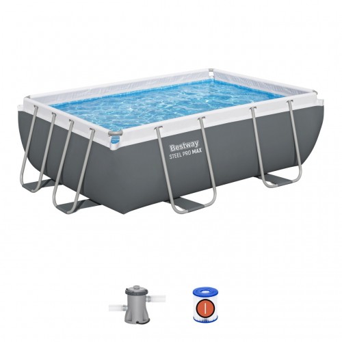 rámový bazén Power Steel 282x196x84 9x6FT BESTWAY 4v1 + Čerpadlo + Filtr