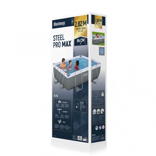 rámový bazén Power Steel 282x196x84 9x6FT BESTWAY 4v1 + Čerpadlo + Filtr