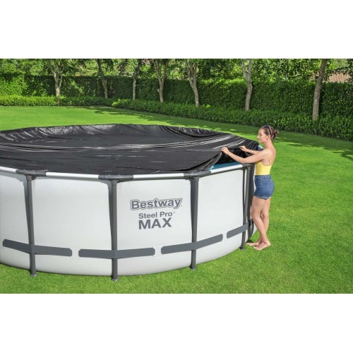 Kryt 470 cm pro 457-460 cm/15 stop BESTWAY Rack a Panel Pool