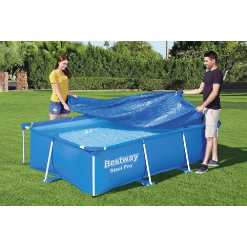 Kryt 264x174cm pro BAZÉN s ocelovým rámem 259x170x61cm BESTWAY