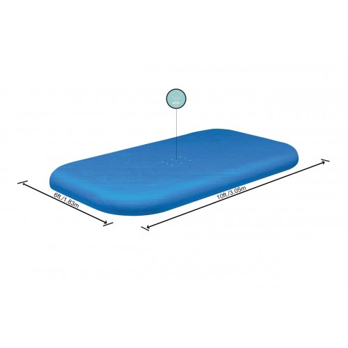 Kryt 340x230cm pro nafukovací bazén 305x183x56cm BESTWAY