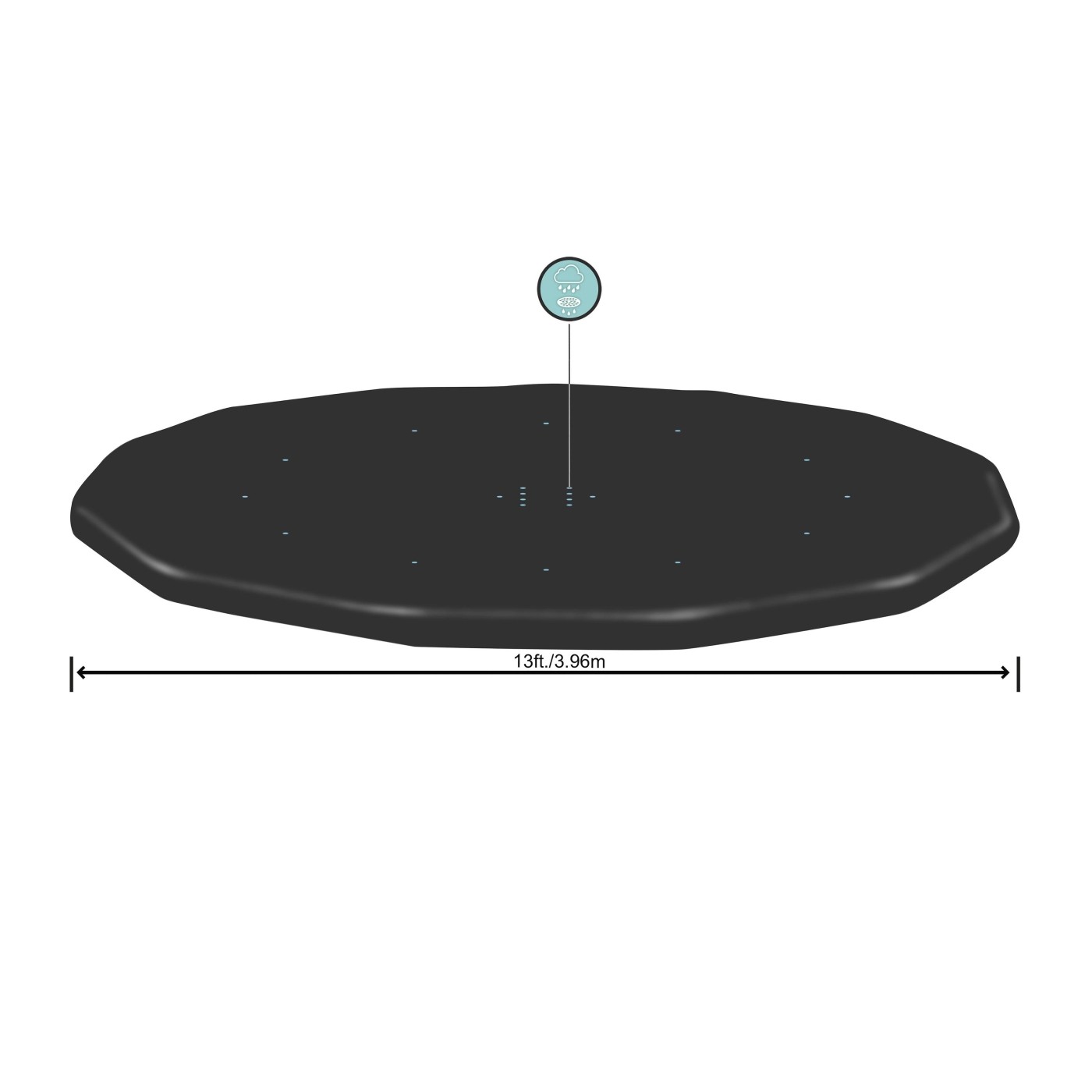 Kryt 401 cm pro bazén Hydrium Panel Pool 366 cm/12 FT BESTWAY