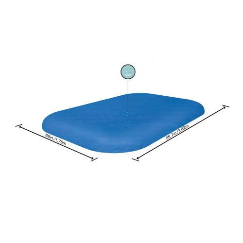 Kryt 295x220cm pro nafukovací bazén 262x175x51cm BESTWAY
