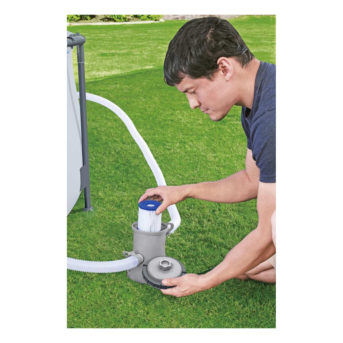 Filtrační bazénové čerpadlo 1249l/h BESTWAY + vyměnitelný filtr I