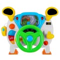 Interaktivní automobilový simulátor pro děti 3+ Zvuky světla + Kokpit + Volant+ Pedály + Stolek