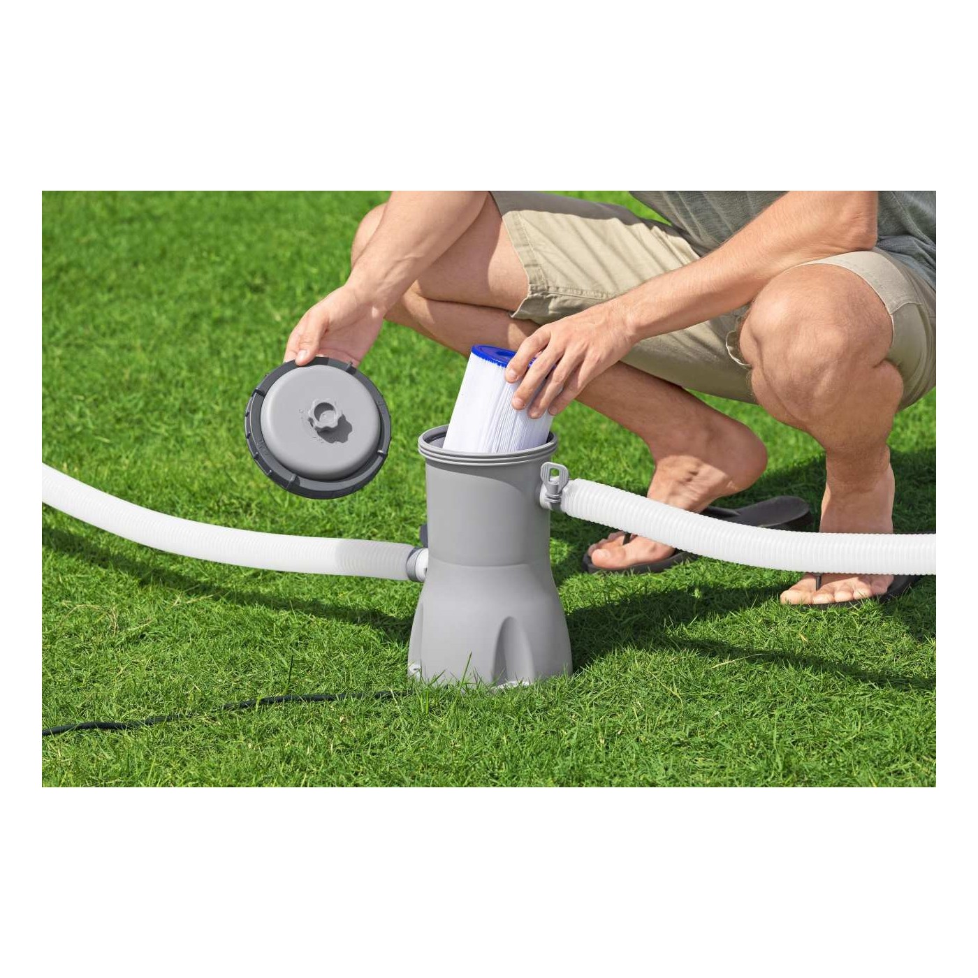 BESTWAY 3028L/h Filtrační bazénové čerpadlo + vyměnitelný filtr II