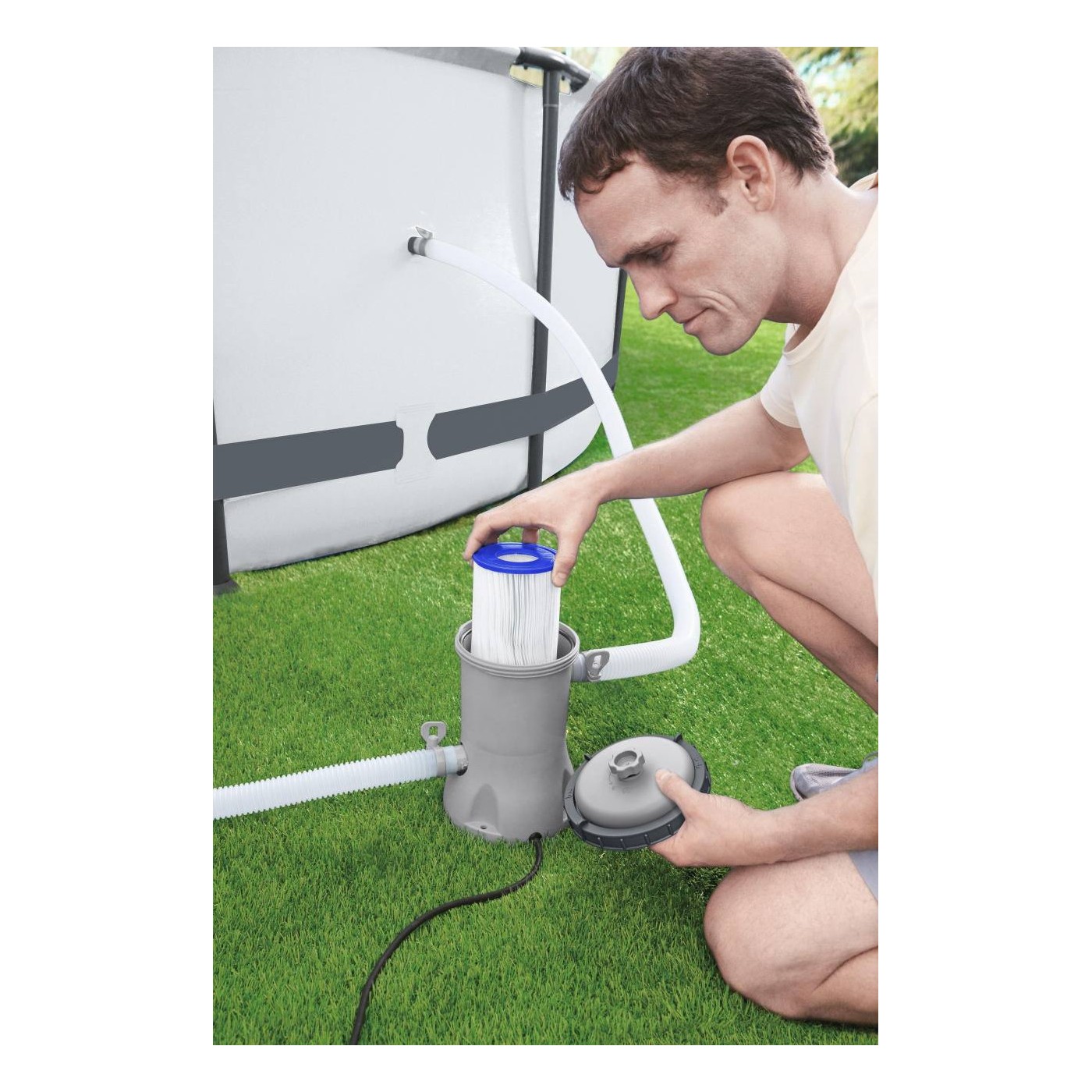 BESTWAY 3028L/h Filtrační bazénové čerpadlo + vyměnitelný filtr II