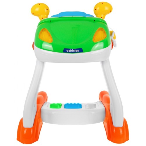 Interaktivní automobilový simulátor pro děti 3+ Zvuky světla + Kokpit + Volant+ Pedály + Stolek
