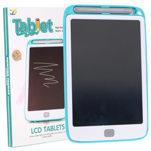 Dětský kreslící tablet 3+ kreativní hračka + stylus + mazací tlačítko + barevné kresby