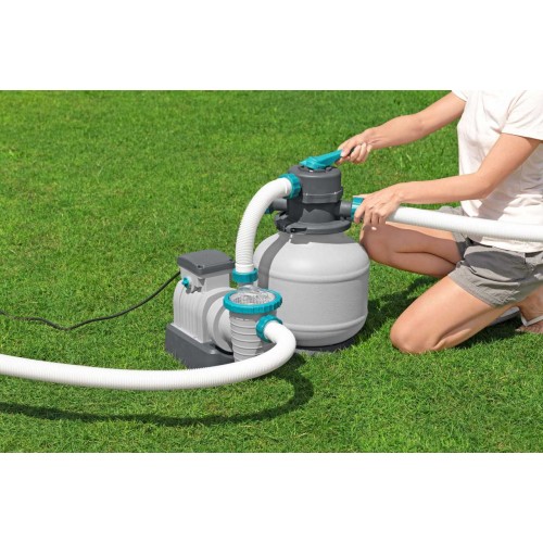 Pískové filtrační čerpadlo pro bazény BESTWAY 8327 l/h Zátky se opotřebovává