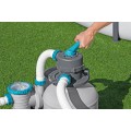 Pískové filtrační čerpadlo pro bazény BESTWAY 8327 l/h Zátky se opotřebovává