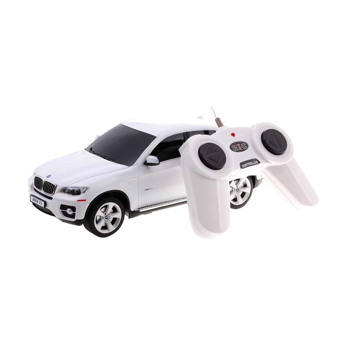 BMW X6 bílý RASTAR model 1:24 Dálkové ovládání Auto SUV + dálkové ovládání