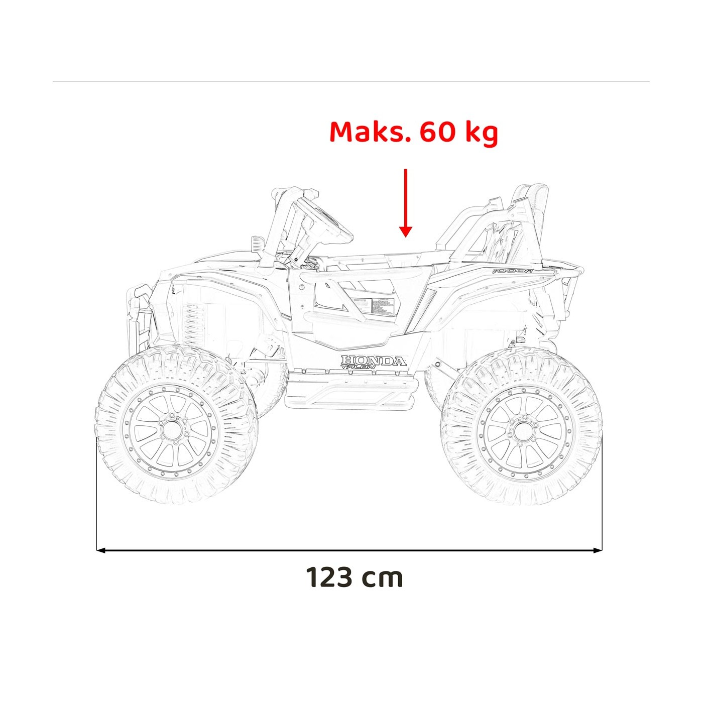 Terénní vozidlo HONDA Talon 4x4 Zelená