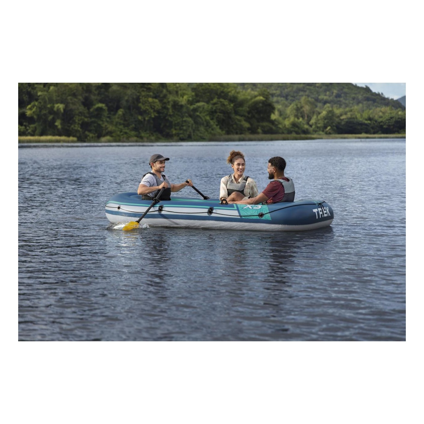 Nafukovací člun TREK X3 294 cm x 137 cm + doplňky BESTWAY