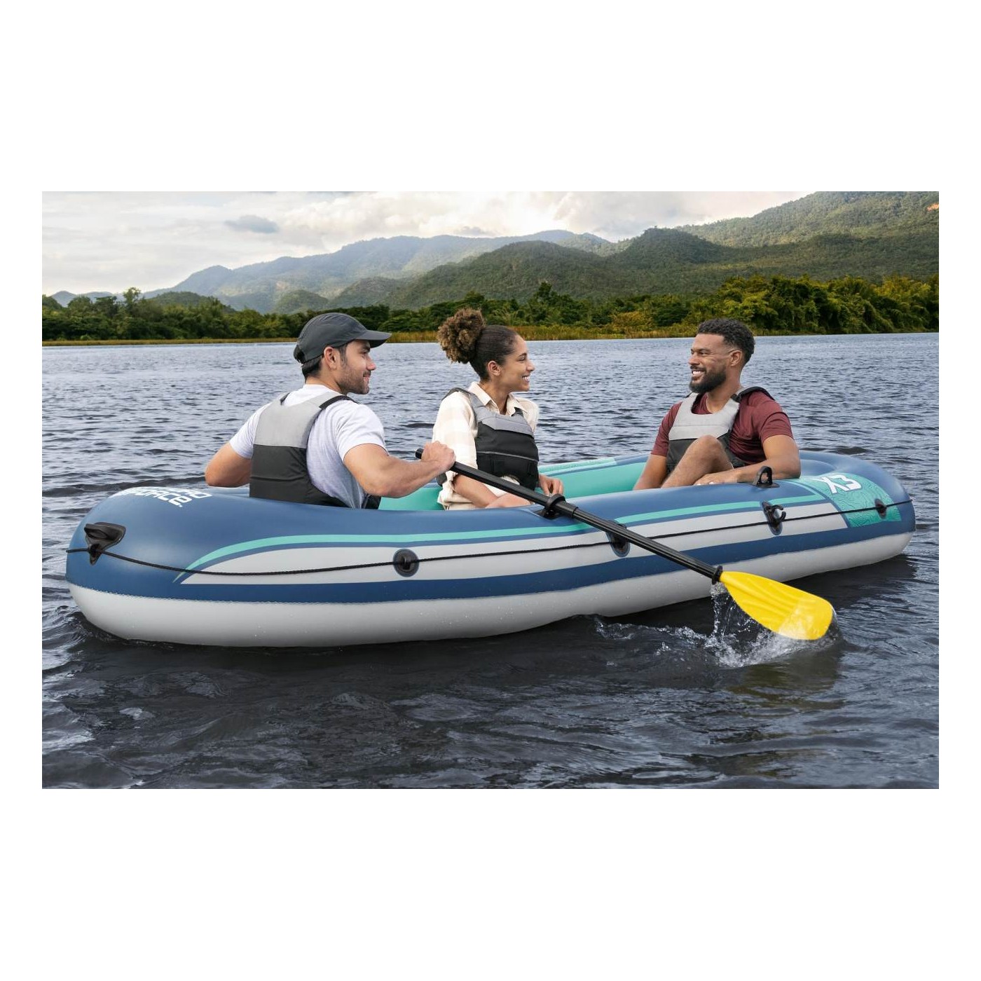 Nafukovací člun TREK X3 294 cm x 137 cm + doplňky BESTWAY