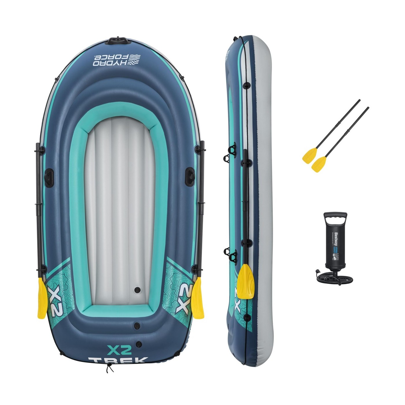 Nafukovací člun TREK X3 294 cm x 137 cm + doplňky BESTWAY