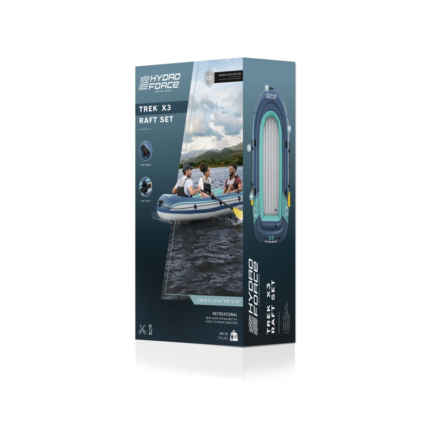 Nafukovací člun TREK X3 294 cm x 137 cm + doplňky BESTWAY