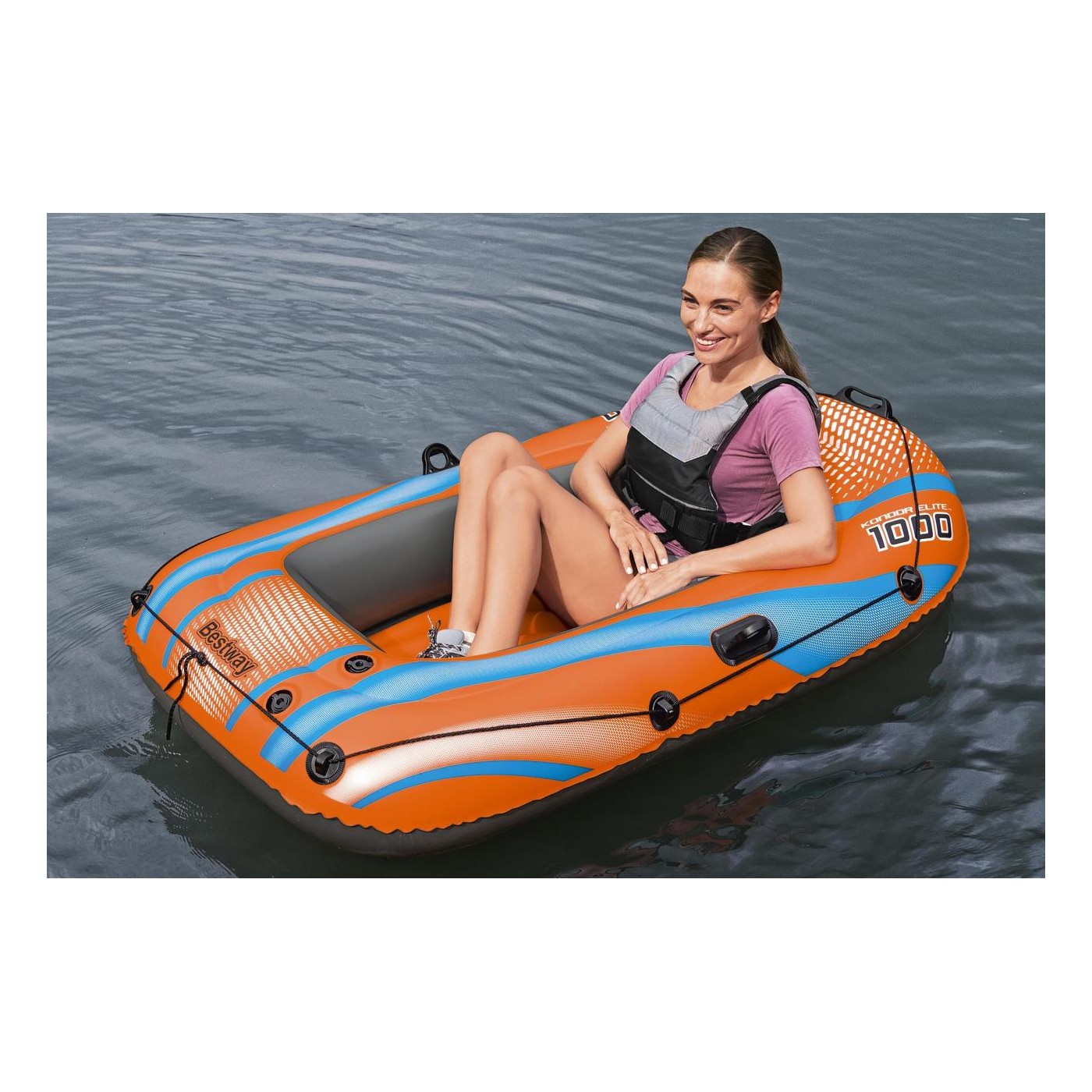 Nafukovací člun KONDOR ELITE 1000, 162 cm x 96 cm BESTWAY