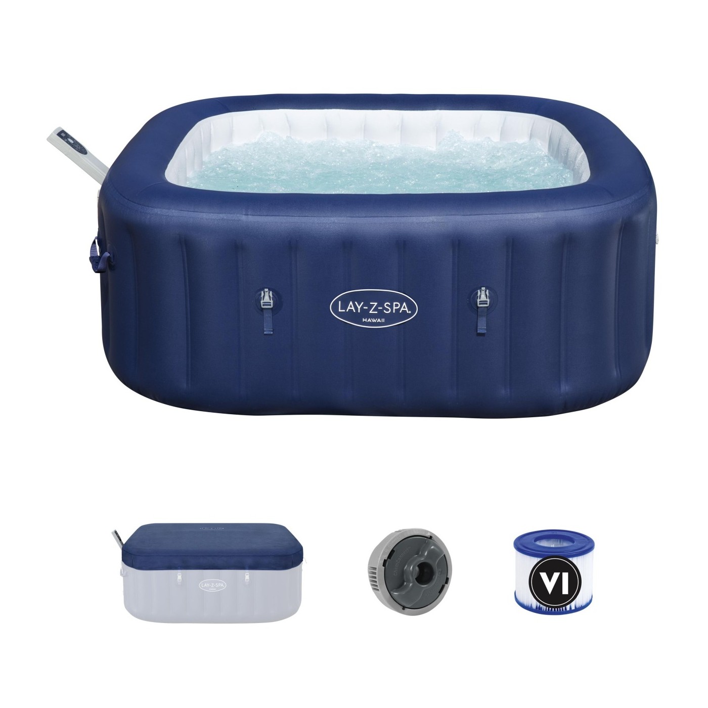 Lay-Z-Spa HAWAII SMART Air Jet Jacuzzi BESTWAY