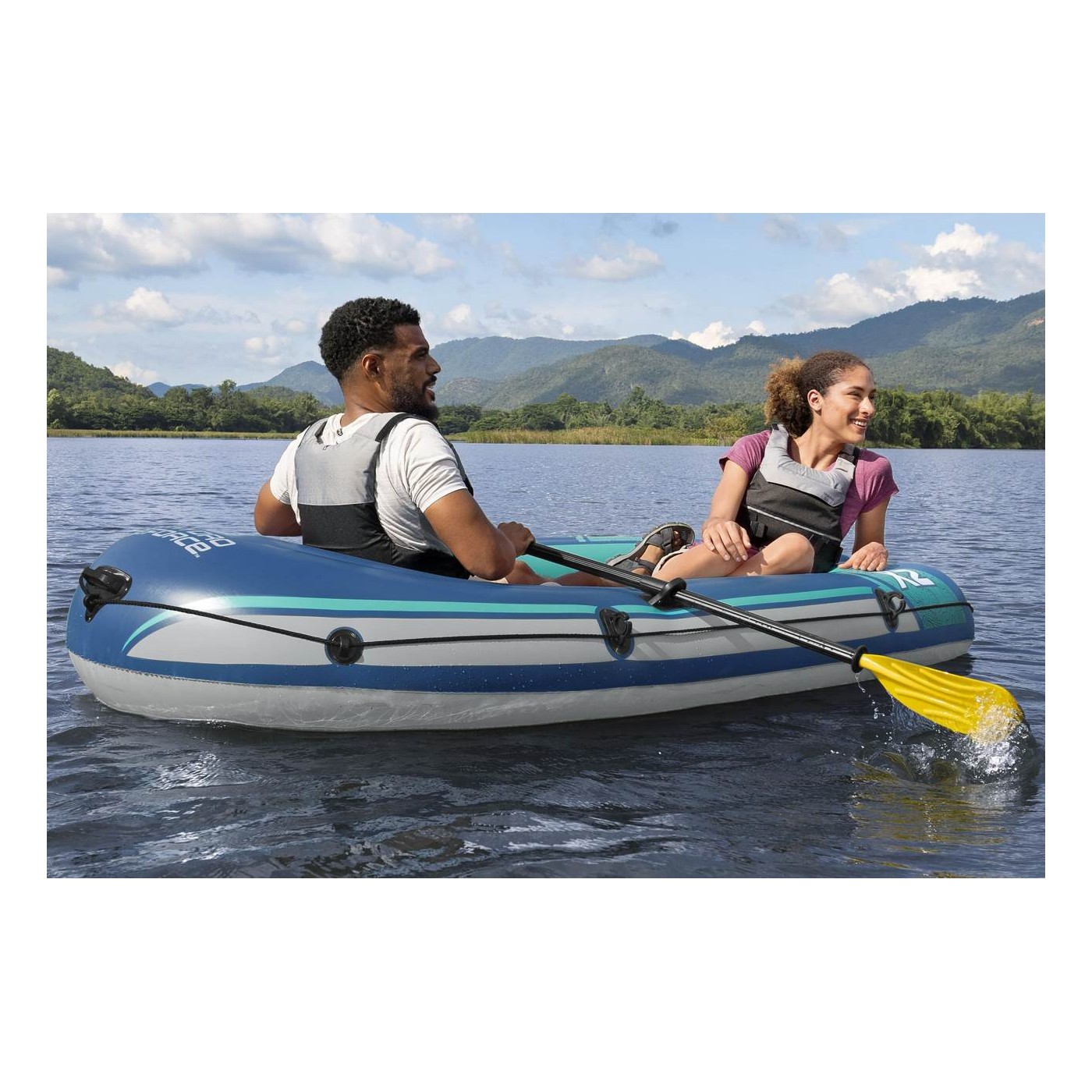 Nafukovací člun TREK X2, 232 cm x 118 cm + doplňky BESTWAY