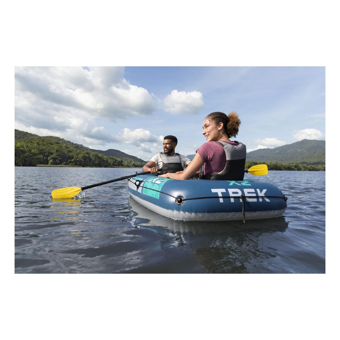 Nafukovací člun TREK X2, 232 cm x 118 cm + doplňky BESTWAY