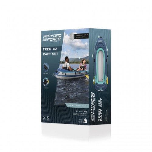 Nafukovací člun TREK X2, 232 cm x 118 cm + doplňky BESTWAY