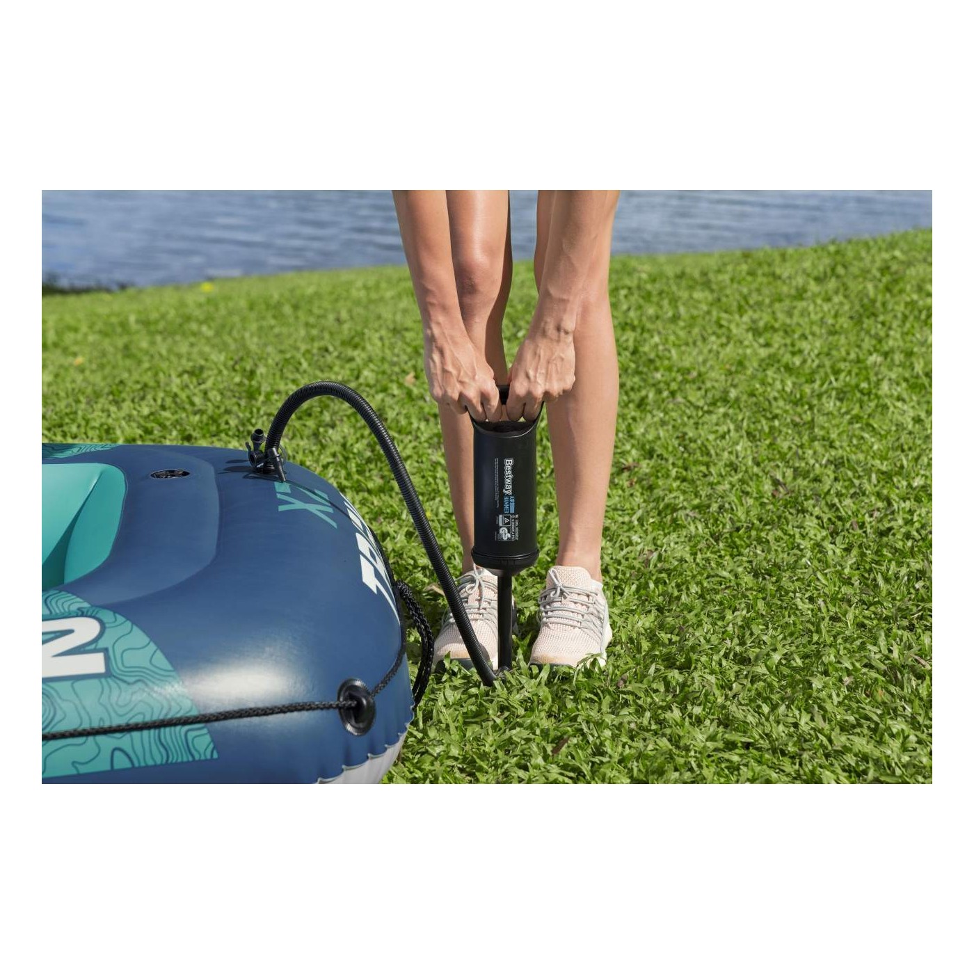 Nafukovací člun TREK X2, 232 cm x 118 cm + doplňky BESTWAY