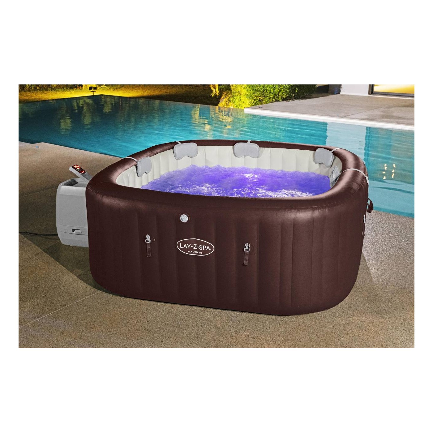 Lay-Z-Spa Maledivy SMART HydroJet PRO Jacuzzi BESTWAY