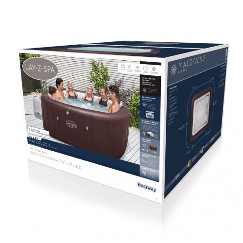 Lay-Z-Spa Maledivy SMART HydroJet PRO Jacuzzi BESTWAY